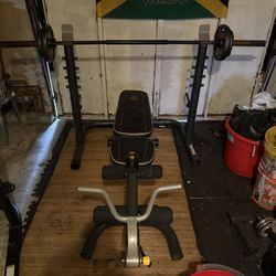 Weight Bench And Weights