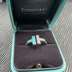 Tiffany’s Diamond And Turquoise Ring