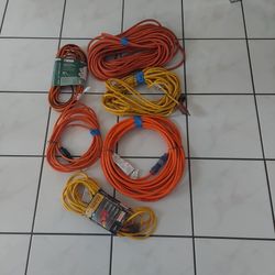Misc Electrical Cords, 6 Total