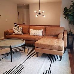 Leather Sectional Couch