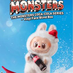 THE MONSTERS COCA-COLA SERIES-Vinyl Face Blind Box Authentic 