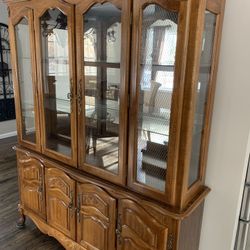 Dining Room Table And Hutch