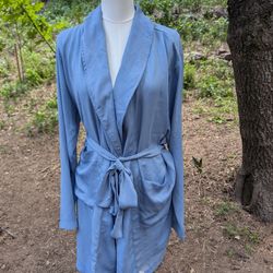 ASOS Design Blue Robe And Shorts 