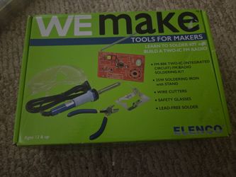 Elenco WMSK200 FM-88K FM Radio Soldering Kit and  SP-1A Learn To Solder Kit