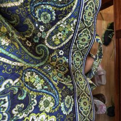 Rhythm In Blues Vera Bradley Tote Bag