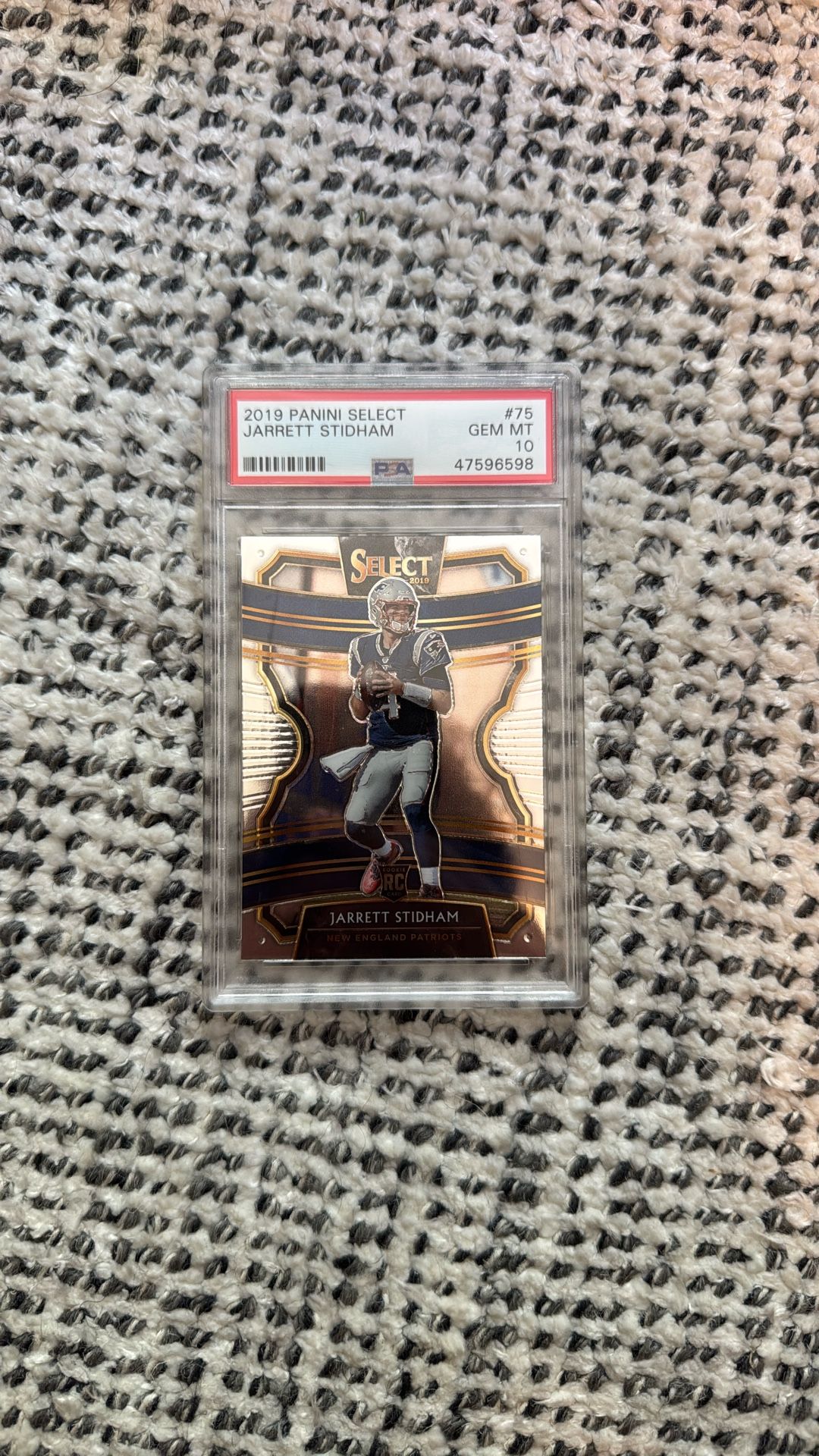 Jarrett Stidham PSA 10 Rookie Card