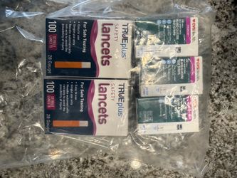 New Diabetes test strips and lancets