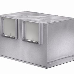 In-Line Ceiling Exhaust Fan: 3,342 cfm @ 0.100 in SP, Square Duct, 11 in × 11 in, 1,049 W Item 60KU41 Mfr. Model 60KU41