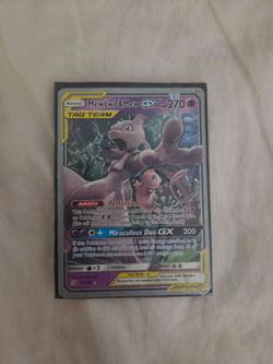 Mewtwo & Mew GX Pokémon Card