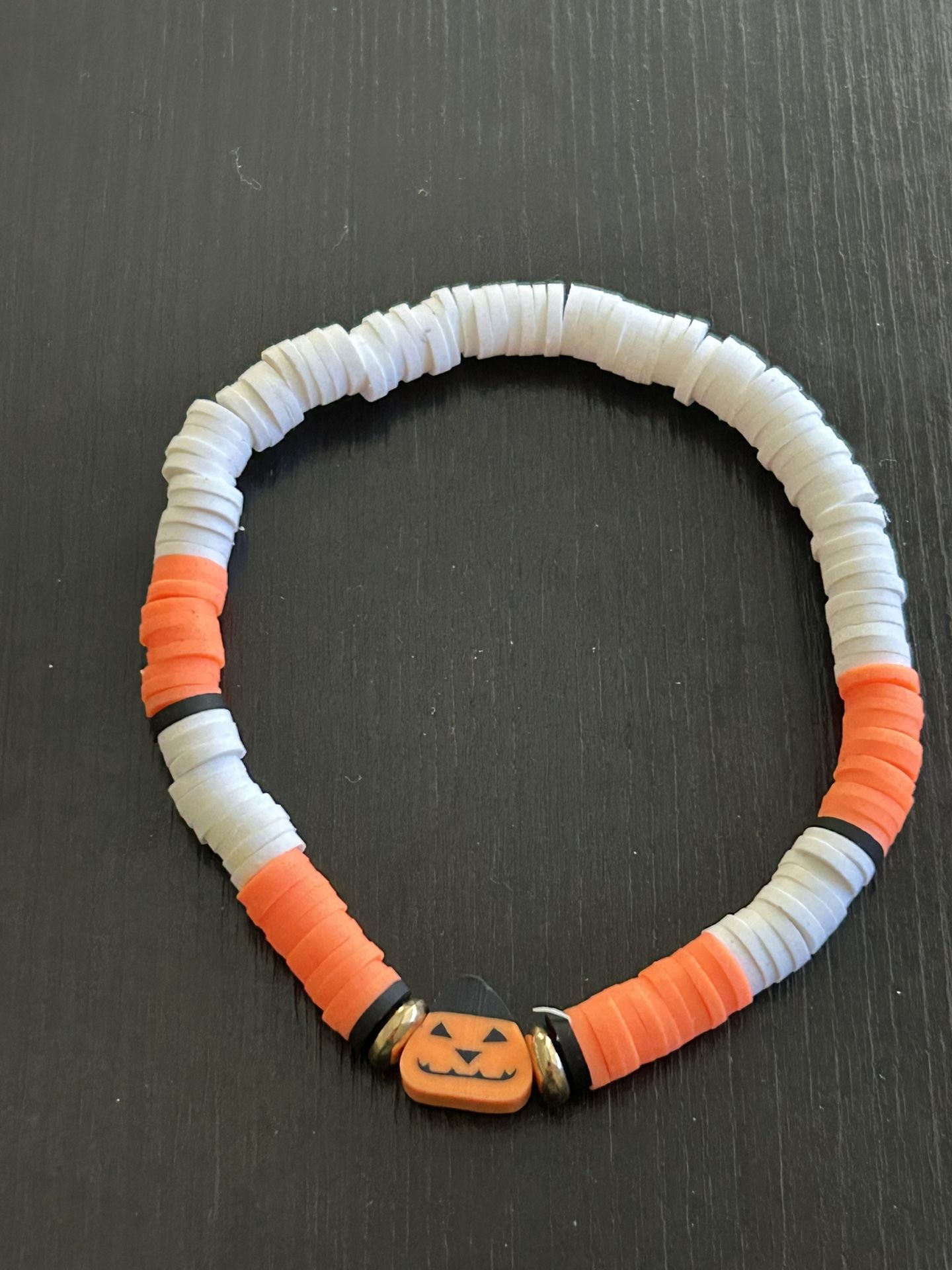 Halloween Beaded Bracelet