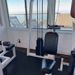 Seated Tricep extension press