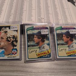 George Brett Cards 