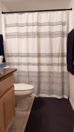 Cloth Shower Curtain Set
