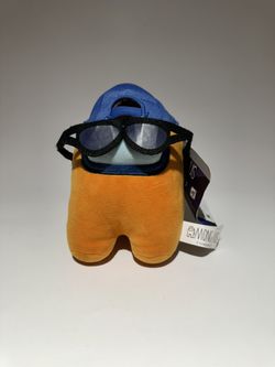 Among Us Series 3 Orange Crewmate Plush 7" Sunglasses Hat Toikido Intersloth