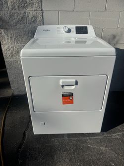 Gas dryer Whirlpool 7.0 cu ft white