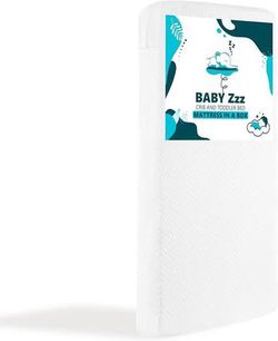 Mattress 5” Full-Size Crib & Toddler Bed Mattress in a Box $50 NEW In Box