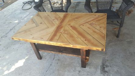 Rustic coffee table