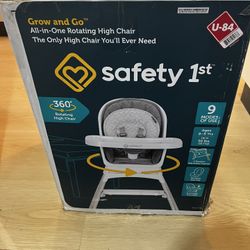 Safety 1st Grow & Go Essential Rotating French Grey High Chair