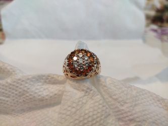 Man's 14 kt. Diamond Ring.