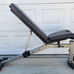 Weight Adjustable Nautilus Bench