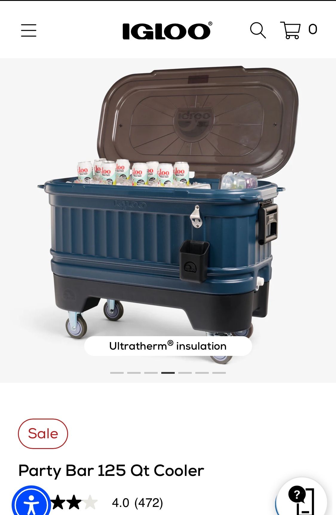 IGLOO Party Bar Cooler