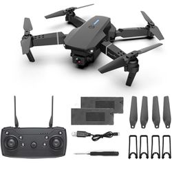 Drone With 4K Dual HD Cameras For Adults And Kids RC Drone