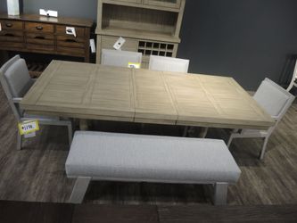 Davis Home Woodhaven Natural Wood Extendable Trestle Dining Table