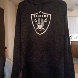 Size Large Raiders Hooded Sweatshirt