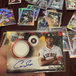 Cam Smith 1/25 Holiday Signed Relic 