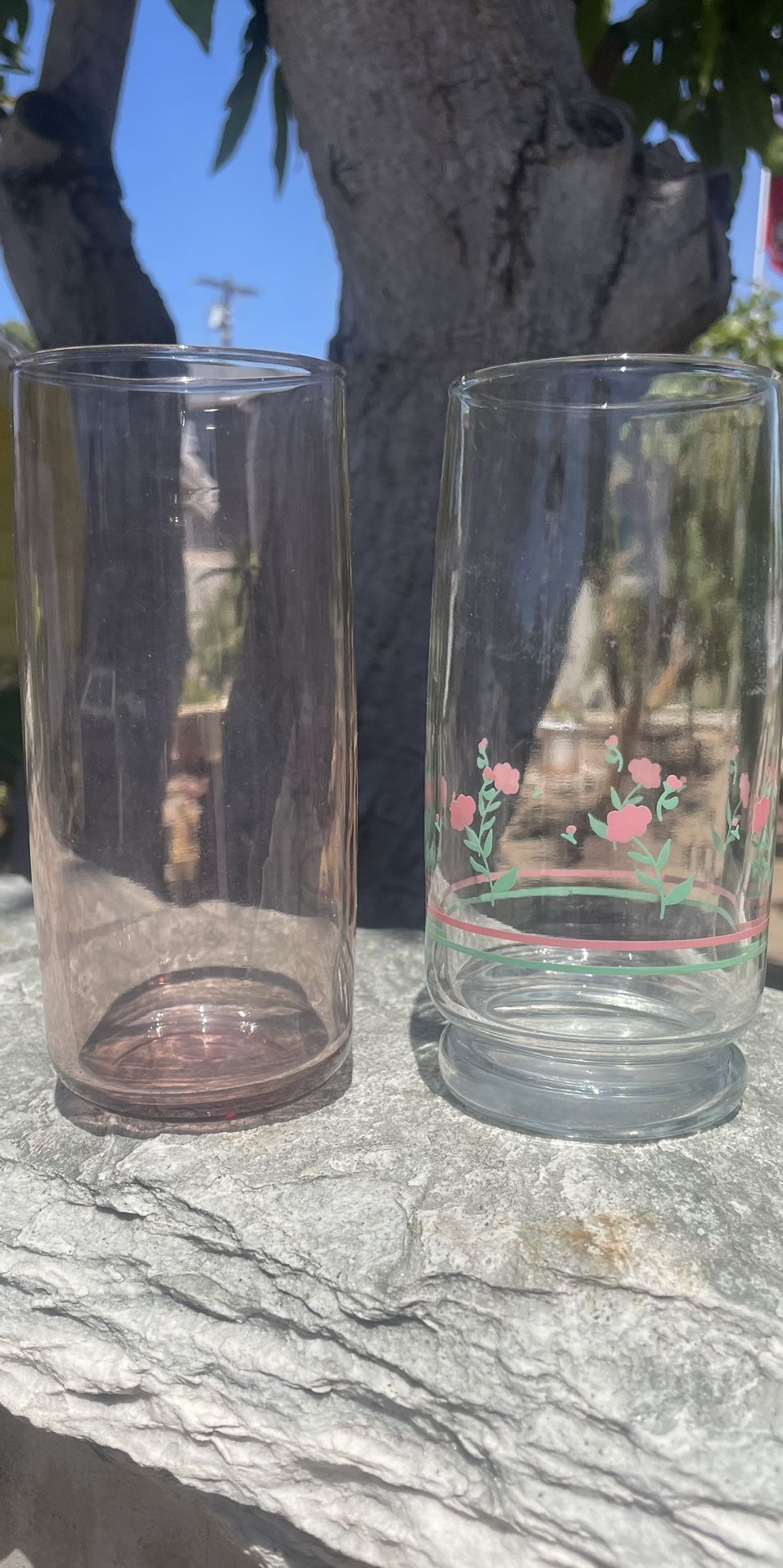 Darling  Set Of 6 Vintage  Glasses