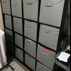 16 Cube Storage Organizer (cubes Included) | Black | Pickup In Richmond 
