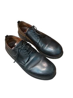 Marséll - Black Leather Dress Shoes