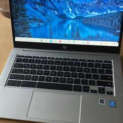 HP Chrome Laptop 14” New Blue/Silver