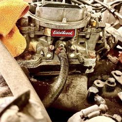 403 Oldsmobile Engine – Auto Transmission – Rebuilt Edelbrock Carb & New HEI Distributor