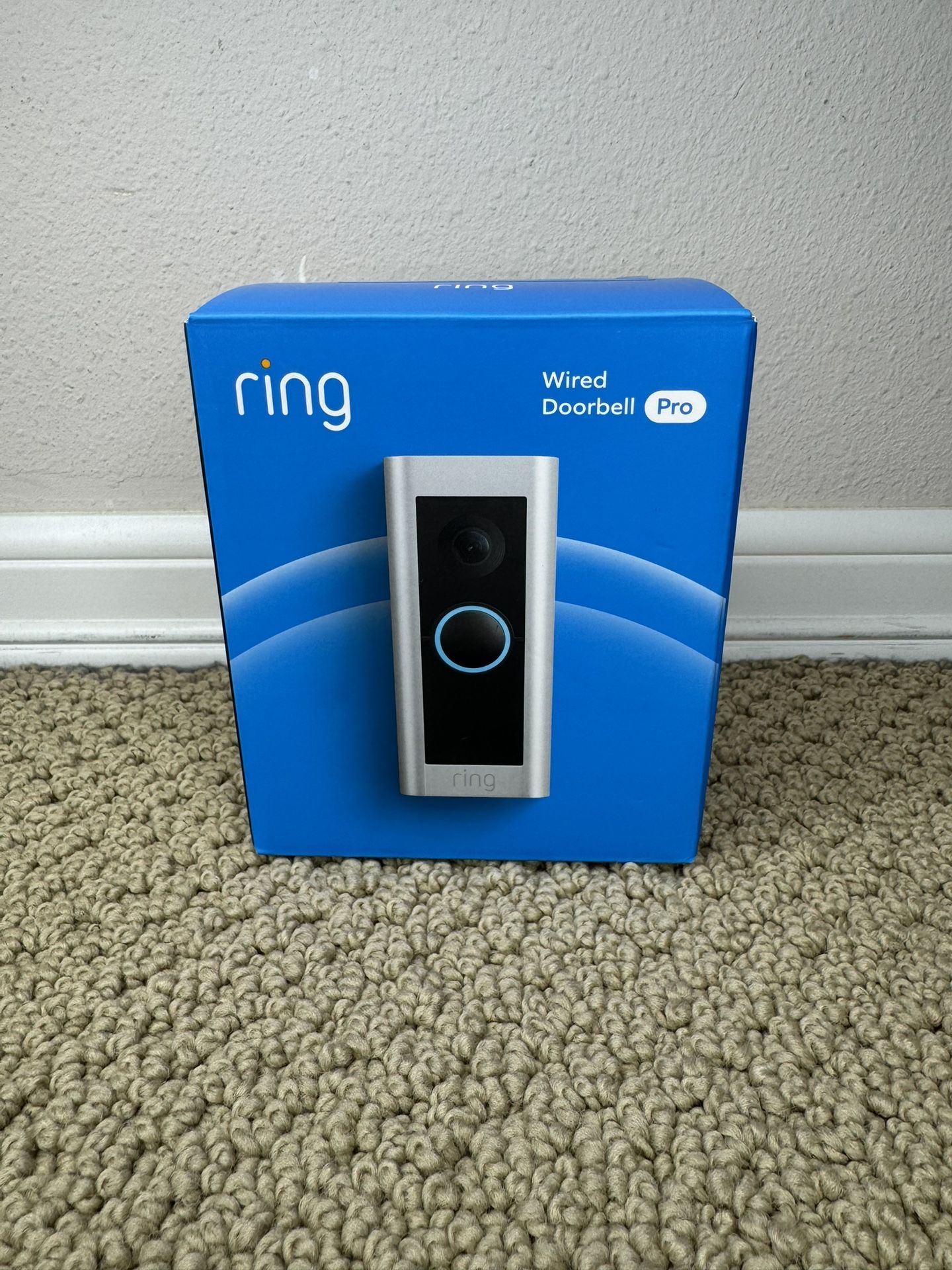 PRICE FIRM Ring - Wired Doorbell Pro Smart WiFi Video Doorbell - Satin Nickel