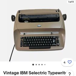 Type Writer IBM Works Moving 