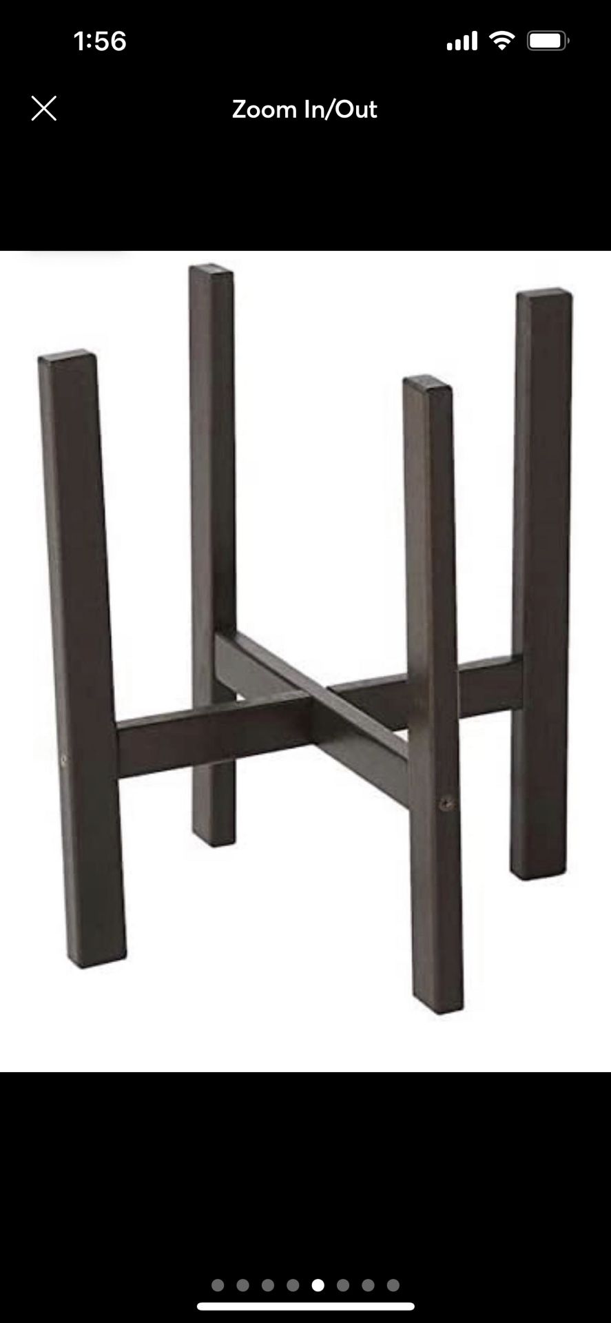 4 - IKEA PORTLAK Modern Plant Pot Stands
