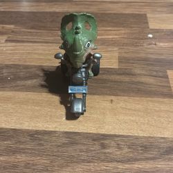 Dinosaur in a Motorcycle