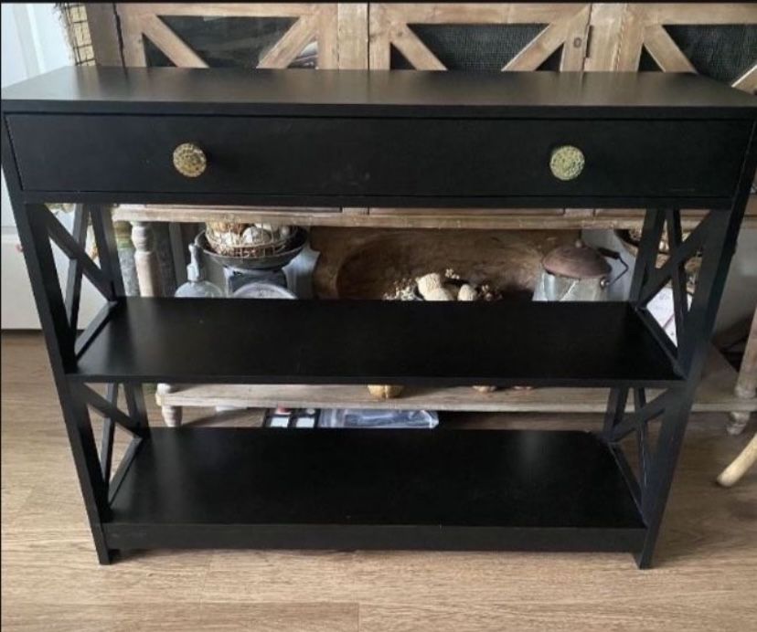 console table black 