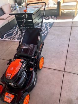 Shop YARDMAX 22 in. 201 cc SELECT PACE 6 Speed CVT High Wheel RWD 3-in-1 Gas Walk Behind Self Propelled Lawn Mower