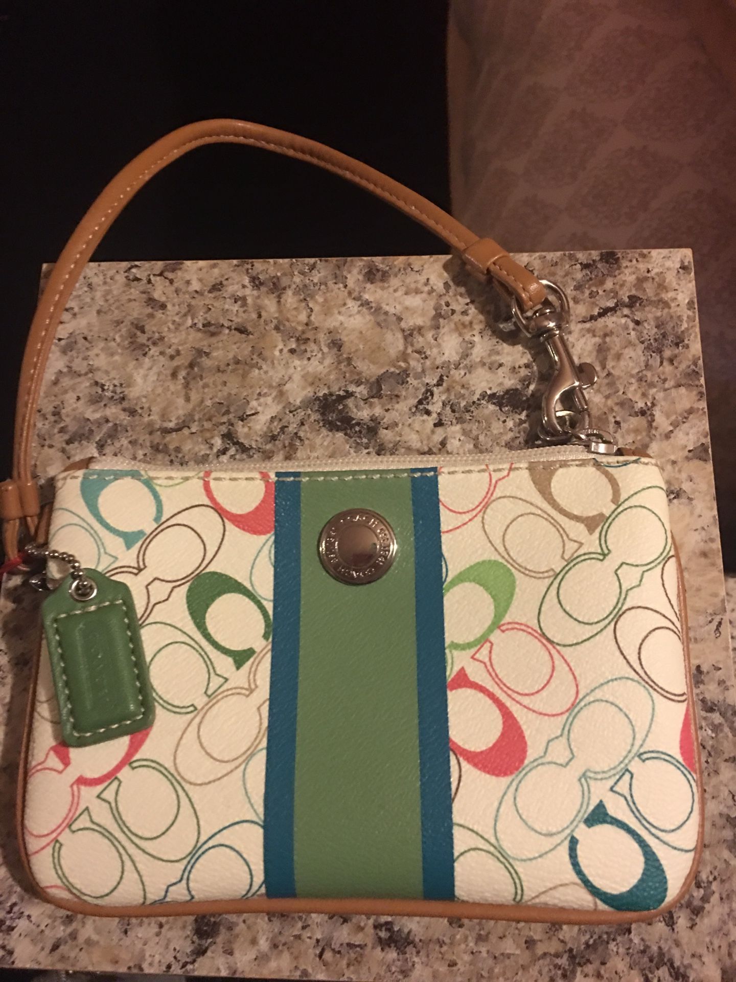 Authentic coach wristlet