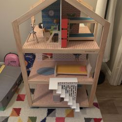 Doll House With Barbies