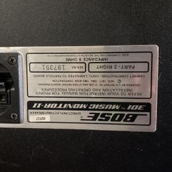  Left And Right Bose Speakers 