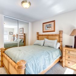 Faux Bamboo Queen Bedroom Set