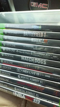 Xbox One titles...