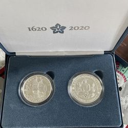 US MINT MAYFLOWER 400 YEAR ANNIVERSARY COIN SET $250