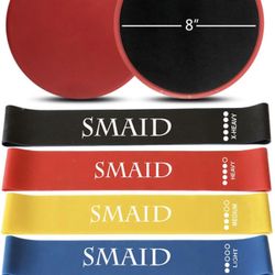 Resistance Bands With Gliding Discs