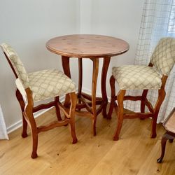 Bar Table And 2 Bar Stools