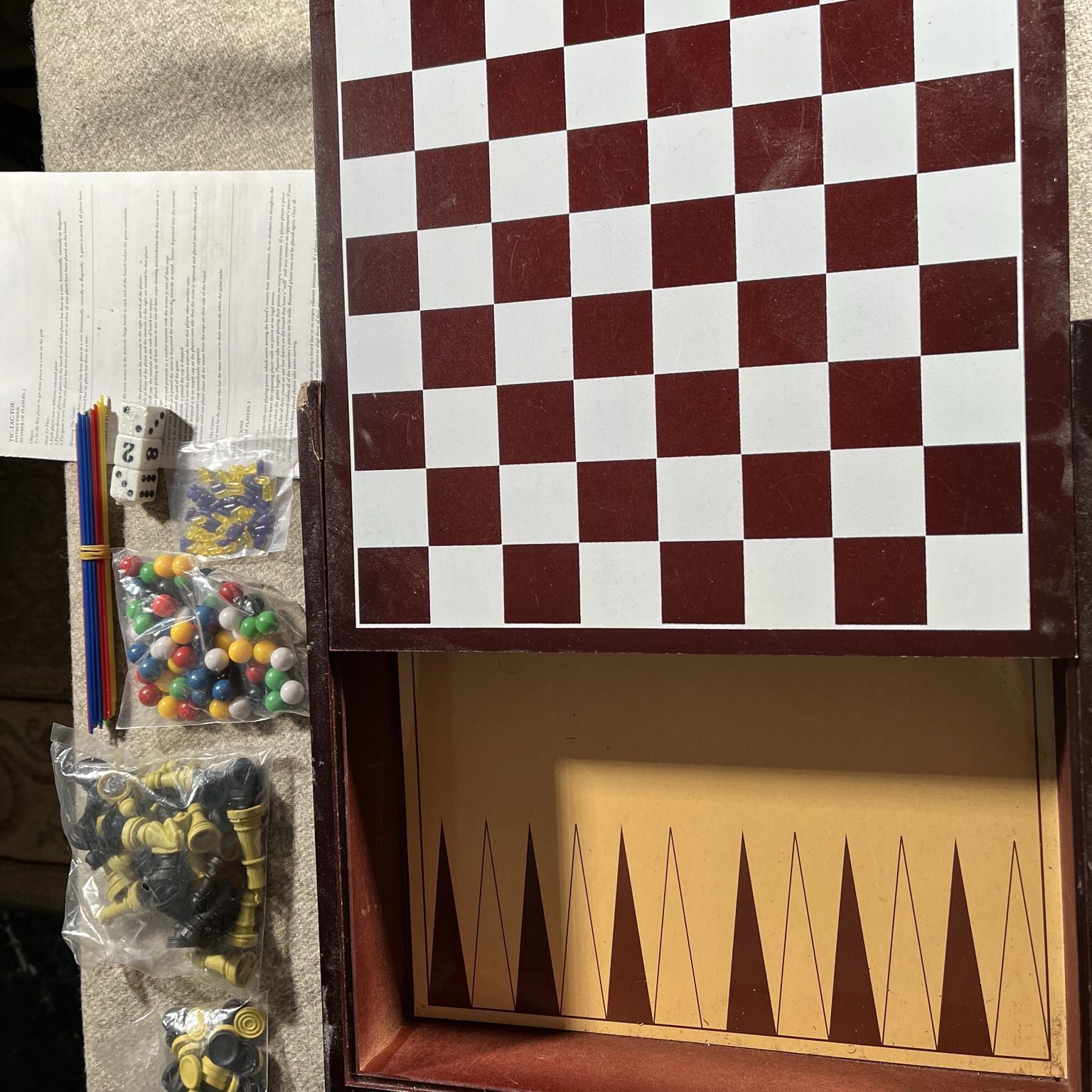 CHANEL Promotional Game Set - Chess, Checkers, Backgammon for Sale in  Peekskill, NY - OfferUp