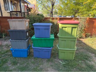 10 storage bins